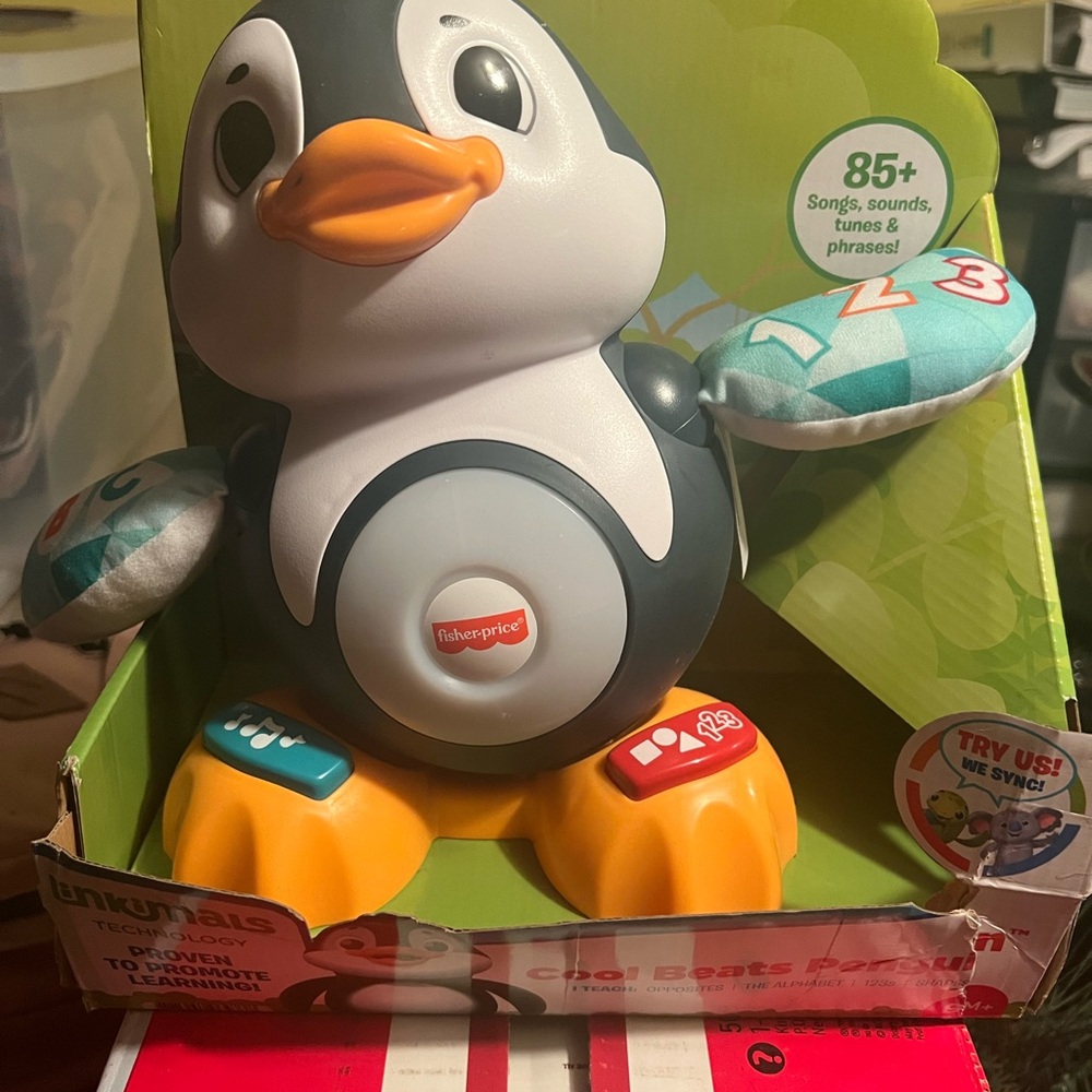 COPY - Fisher-Price Penguin Interactive Toy - Black, White, Orange